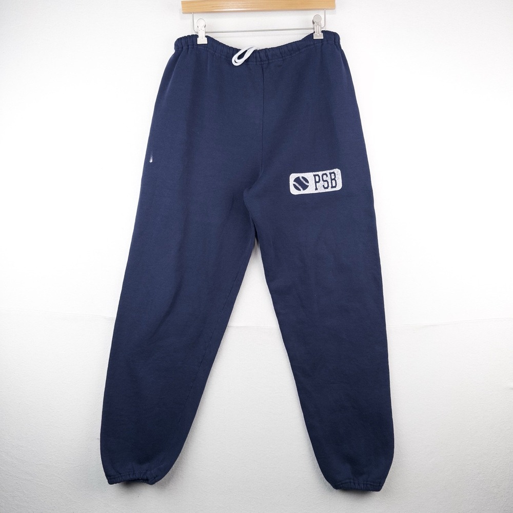 90's Vtg Russell Athletic Sweatpants Mens Large Penn State Behrend Baseball Pill